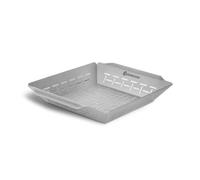 Cesta para barbacoa de acero inoxidable 35,5x30x5,5 cm