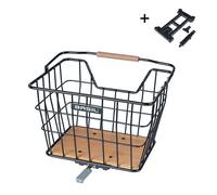 Cesta para bicicleta con placa de acero Basil Nordland Mik 2.0 22 L