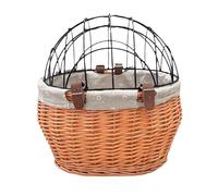 Cesta para bicicleta para perros, 56 x 36 cm, con rejilla metálica, portaequipajes, cesta para cesta trasera
