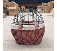 Cesta para bicicleta para perros, 56 x 36 cm, con rejilla metálica, portaequipajes, cesta para cesta trasera