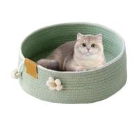 Cesta para Cama para Gatos - Cesta Interior para Gatos de tamaño pequeño, rascador y Armario de Almacenamiento para pequeñas Razas Grandes y Descanso, Juego de relajación con Ventana de Coche
