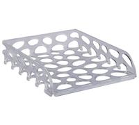 Cesta para Cartas SAX Voronoi, Cesta archivadora Indestructible, Material Robusto, inastillable, técnica de apilado Sencilla, apilado Escalonado, diseño Inusual, Transparente