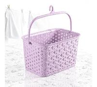 Cesta para colgar pinzas de la ropa, cesta para pinzas de la ropa con ganchos, tendedero para tendedero, cesta abierta sin BPA, cesta de pinza lavable, bolsa alternativa