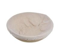 Cesta para fermentar pan, Cesta de la prueba del pan rota con tamaños múltiples color madera redondo trazador líneas paño(30X8.5cm)