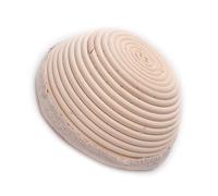 Cesta para fermentar pan, Tamaños múltiples ovales redondos del color de madera la rota las cestas prueba pan(Round 25x8.5cm)