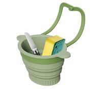 Cesta para fregadero de cocina, utensilios de cocina de silicona plegable para montaje en pared, cesta de drenaje para ensalada, mezcla, limpieza, preparación de cocina, camping, tomate, refrigerador