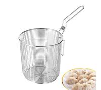 Cesta Para Freír - 10x10x7cm, Cesta Para Freír Con Chips, Cestas Reutilizables Para Presentación De Alimentos | Construcción Duradera Resistente Al Calor, Diseño De Agarre Fácil Para Patatas Fritas, A