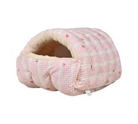 Cesta para gatos con | Nicho de invierno extraíble y lavable, cesta semicerrada con , ideal para el hogar, la cocina, el salón, el balcón o el apartamento, para noches de relajación en i