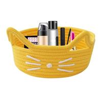 Cesta para gatos - Cuerda de algodón 9.06x3.94 pulgadas 250g | para gatos, contenedor para animales, organizador, cesta decorativa | Manta, ropa, juguetes, lavandería, sc