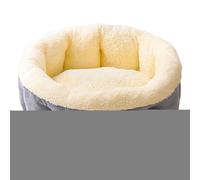Cesta para gatos genérica, lavable, de peluche antideslizante, cama y nido lindo para gatos, para cachorros, animales, interior, salón, balcón, decoración de casa, apartamento invierno, clima frío