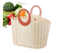 Cesta para la colada - Cesta para la colada plegable | Contenedor de almacenamiento portátil | Cesto plegable organizador de mano ventilado, cestas de ropa que ahorran espacio para el baño, balcón, do