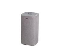 Joseph Joseph Tota - Cesto para ropa sucia con tapa, compartimentos dobles para separación colada, bolsos internos coin asas, extraíbles y fáciles de llevar, gris, 60 litros