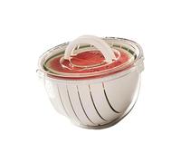Cesta para lavar frutas y verduras, rebanador de sandía, ergonómico, utensilio de cocina para familias, rebanador de sandía