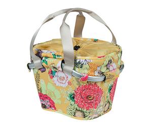 Cesta para manillar bicicleta compatible con Klickfix Basil Carry All Bloom 15L ( Amarillo / Florido / No definido )