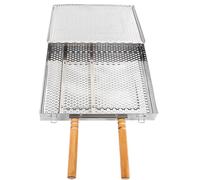 Cesta para parrilla, cesta de parrilla para barbacoa, cesta de parrilla de pescado, cesta plegable para barbacoa, cesta de parrilla de acero inoxidable, cesta de parrilla portátil para barbacoa de