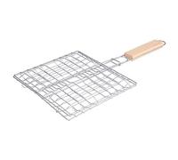 Cesta para Parrilla, Rejilla de Alambre para Asar Parrilla para Barbacoa Rejilla para Barbacoa Reutilizable para Hamburguesas Filetes Mariscos Verduras Pescado