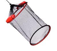 Cesta para Peces - Red para Peces de Secado rápido Jaula de Malla Flotante Plegable Pluma de Almacenamiento de Cebo portátil Guardián de Captura de Pesca Duradero Diseño Transpirable Cesta