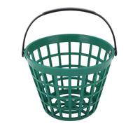 Cesta para pelotas de golf, contenedor de pelotas de golf con asa, cubo apilable de nailon y plástico para uso en campos de prácticas y simuladores, soporte ligero y antideslizante (Capacidad para