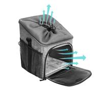 Cesta para Perros En Bicicleta | Cesta de Bicicleta Canina,Accesorio Ligero De Montaje con Bolsa Transpirable para Compras, Senderismo, Camping Y Viajes