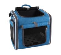 Cesta para Perros en Bicicleta | Transportín Delantero para Perros en Bici | Bolso Mochila con Ventilación Ajustable para Pasear Viajar Acampar Transporte