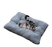 Cesta para perros para Banco - Cojín de felpa para la hibernación para mascotas con fondo antideslizante - Cojín de perrera para perros de peluche para gatos de interior o perros pequeños,