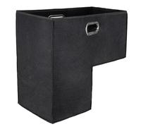 Cesta plegable para escaleras - Papelera compacta | Bolsa de transporte multifunción, organizador de tela blanda para revistas, lavandería, zapatos, solución conveniente para la base y la presentación