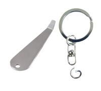 Cesta portafiltro para café espresso, accesorio de acero inoxidable con palanca y llavero, herramienta de extracción de cabeza de grupo de cerveza, accesorios de limpieza de café inoxidable