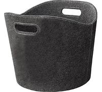 Cesta redonda de fieltro para troncos