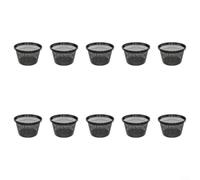 Cesta redonda para plantas de jardín de agua de 8.5 pulgadas, taza de red resistente para plantas marginales y raíces de lirio en estanques al aire libre o acuarios interiores (10 piezas)