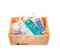 Babaria - Pack Regalo Mujer Con Acido Hialuronico | Set De Cuidado Cara Y Corporal: Crema De Manos, Desodorante, Gel Limpiador Facial Y Loción Hidratante | Rutina Antiedad Vegana