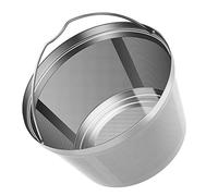 Cesta reutilizable de acero inoxidable de 8 a 12 tazas, filtro de café permanente resistente para cafeteras Mr. Coffee Black & Decker