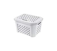 Cesta Tontarelli 8105406112 Arianna Portabienvenida Con Tapa Blanca, 43 X