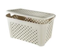 Cesta Tontarelli 8105406210 Arianna Portabianchería Con Tapa Angora
