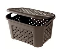 Cesta Tontarelli 8105406909 Arianna Portabianchería Con Tapa Wenge