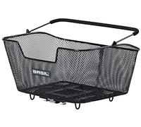 Cesta Trasera BASIL Base M MIK 30x42.5x23cm Negro