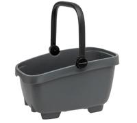 Cesta trasera Clipper 28L Newlooxs para bicicleta ( Antracita / MIK )