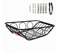 Cesta Trasera para Bicicleta Segura | Metálica, Portaequipajes Trasero Rejilla, para splazamiento urbano, Ciclistas citadinos, Estudians