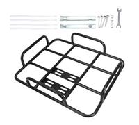 Cesta Trasera Porta-Bagaje para Bicicleta | Soporte Trasero Fijación Bicicleta - Sillín Desmontable para Equipaje Senderismo Viaje Carreras Ciudad Camping