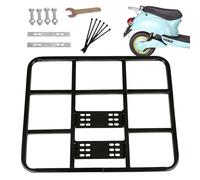 Cesta trasera - Porta-Bajas de metal impermeable, gran cesta de almacenamiento para bicicleta | Soporte de rueda trasera para bicicleta, soporte de techo para portafolios, soporte de rueda estable