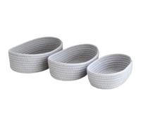 Cesta trenzada,Contenedores plegables de algodón | Cesta de la ropa - Para Juguetes Ropa Mantas Toallas Pañales Niños Niños Niños Niñas Armario Baño Despensa Sala Dormitorio