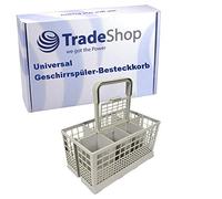 Cesta universal para cubiertos compatible con IKEA Skinande 303.053.25 91153612004 91153612003 91153612001/24 x 14 x 12 cm con mango extraíble