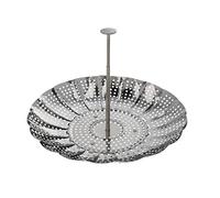Cesta Vaporera Acero Inoxidable, Plegable Ø 13,5/23 cm. Cocina Al Vapor.