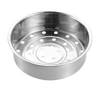 Cesta Vaporera de Acero Inoxidable 22,5cm para Olla Arrocera | Cocción Uniforme y Drenaje Rápido, Forma Redonda Pulida, para Verduras, Dumplings, Huevos y Ramen