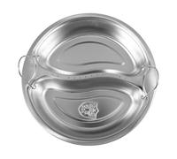 Cesta Vaporera de Acero Inoxidable para Verduras, Dumplings y Baozi | Acabado Plateado, Bordes Redondeados y Asas Dobles, Cocción Compacta sin Aceite, Uso Doméstico y Cocina Profesional