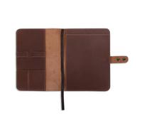 CestAntiQ, Funda de diario de cuero rústico para libros Steno en espiral, 6 x 9 pulgadas, cubierta de cuero hecha a mano, cubierta de diario de cuero, cahier recargable, color marrón