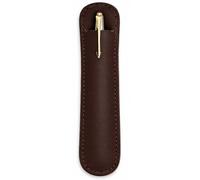CestAntiQ Funda de piel auténtica hecha a mano, soporte de lujo para pluma estilográfica, funda protectora para bolígrafos vintage y modernos, bolsa de cuero, regalo para entusiastas de los bolígrafos