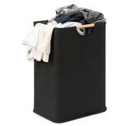 Cestas con asas para la colada - 80 l plegable con asas forro impermeable - Cesta grande para ropa plegable - Para manta toalla de baño juguete baño habitación