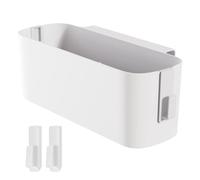 Cestas de Almacenamiento Cama Colgando, Colgador de Mesilla de Noche, Blanco Organizador de Cama Colgante con Ganchos, Bolsa Organizadora de Cabecera, Para la Familia, el Hogar, la Oficina