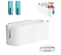 Cestas de Almacenamiento Cama Colgando, con Ganchos Extraíbles, Cesto Organizador de Cama Colgante, Organizador de Cama Colgante de Plástico, para Oficina, Colegio, Casa, Dormitorio, Litera, Verde