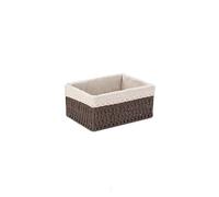 Cestas de almacenamiento de mimbre con caja organizadora tejida de cocina, cesta de lavandería, cajas de almacenamiento de aperitivos, accesorios de escritorio, decoración de habitación, 4